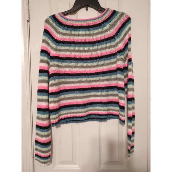 *5/$20* NWT Women's Medium Colorful Sweater Pink - Picture 3 of 3